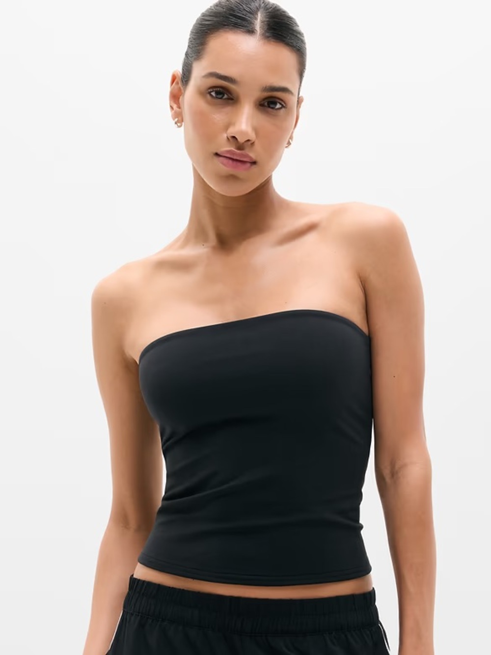 Athleta TRANSCEND Tube Top in Black Size Medium